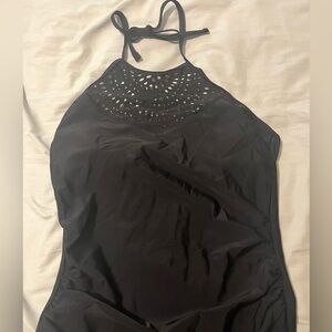 Black One Piece Swimsuit